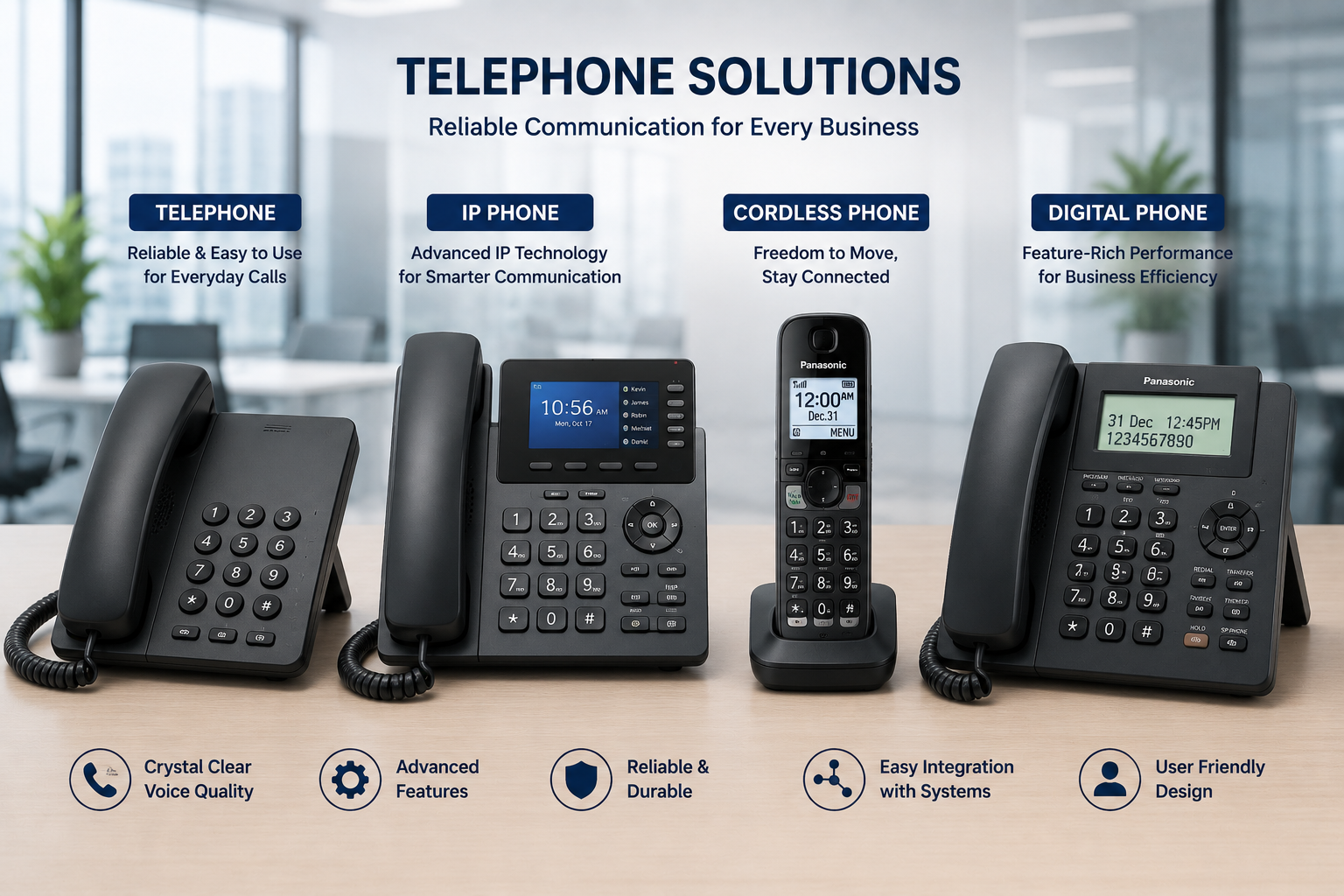 Telephones and office communication